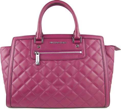 michael michael kors selma zip quilt large tz satchel|michael kors selma bag.